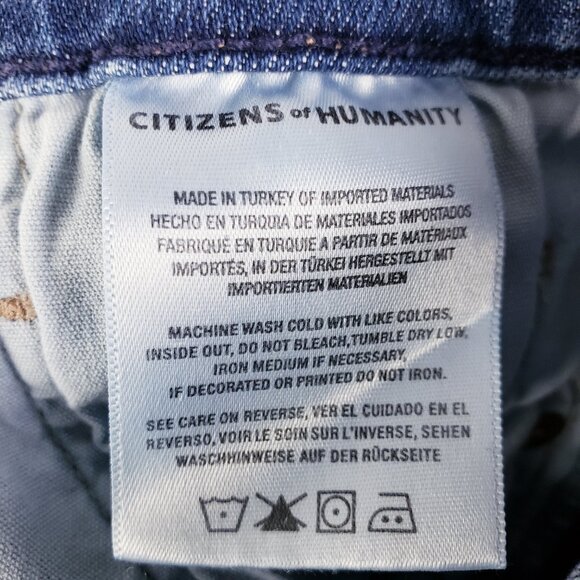 Citizens of Humanity Emannuelle Slim Bootcut Jeans size 31 Blue Medium Wash - Picture 12 of 15